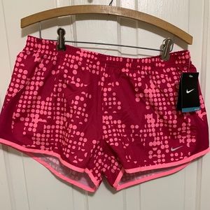 NWT Nike women’s running shorts, size large.
